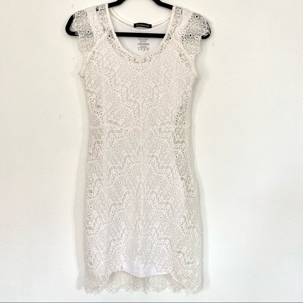 You Are Not Alone Lace Dress | Cream | Size S/M